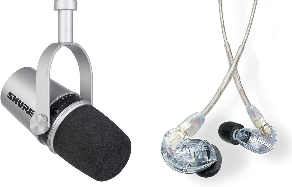 Dynamic Microphone with In-Ear Headphones for Podcasting, Recording, Streaming & Gaming C6051