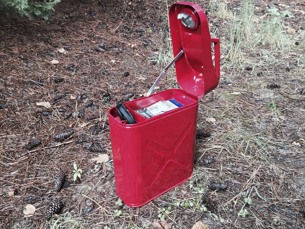 Red Universal Trail Can Storage Box G626