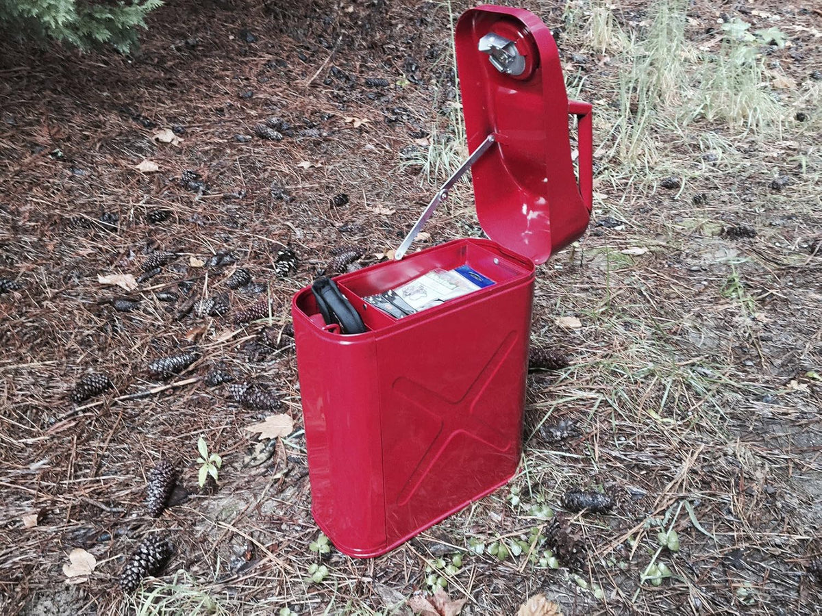 Red Universal Trail Can Storage Box G626