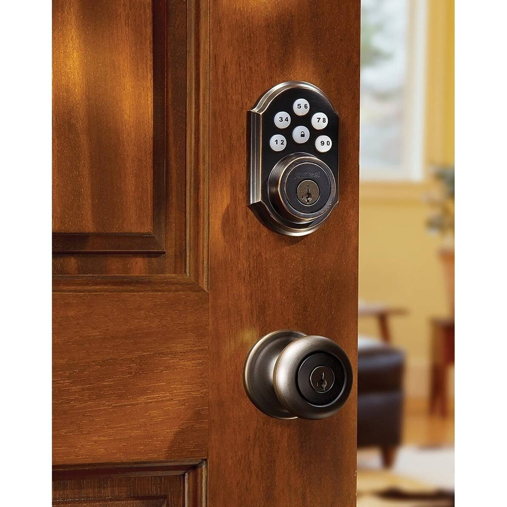 Smartcode Electronic Touchpad Deadbolt Bronze D10680