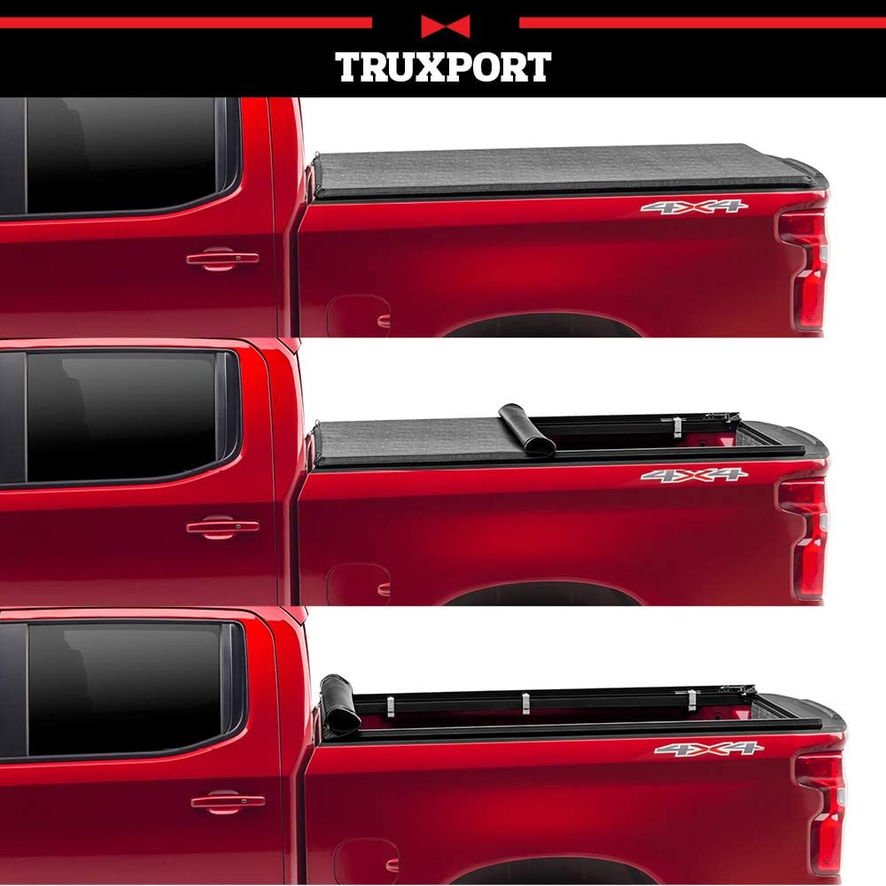 Soft Roll Up Truck Bed Tonneau Cover for 2014-2021 Toyota Tundra 5'7" Bed G224