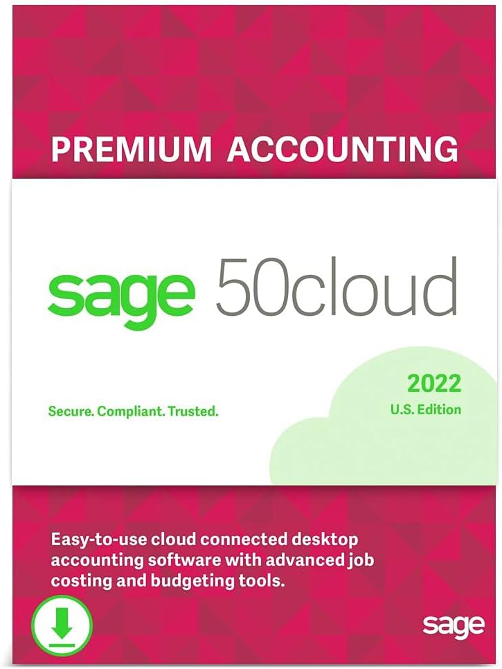 Accounting Software 2022 One Year Subscription PC Download L307