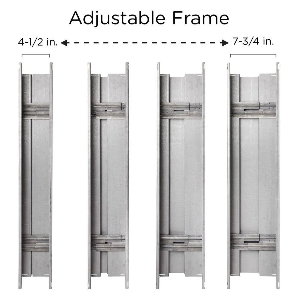 Fire-Rated Steel Commercial Door Slab with Adjustable Frame N72680