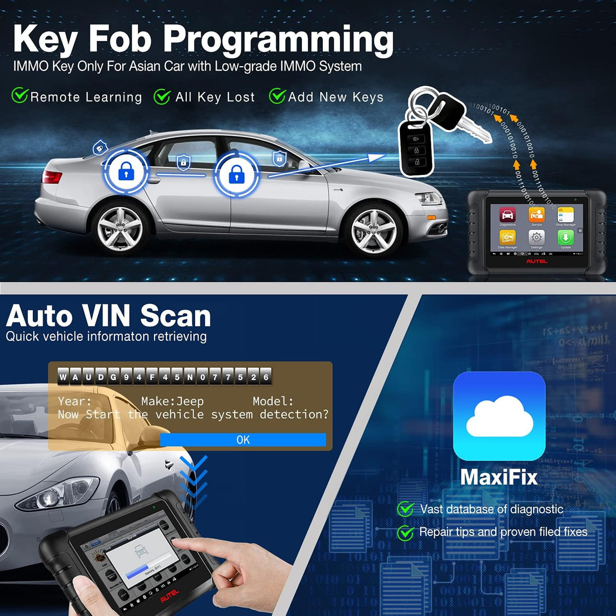 OBD2 Bi-Directional Control Scan Tool with 31+ Services B467