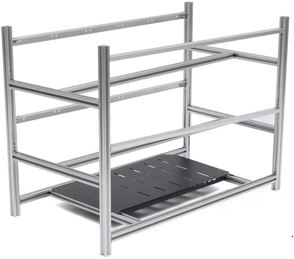 14 GPU Stackable Open Air Mining Rig Frame Miner Case for ETC BTH Computer Mining Case GPU Frame Server Chassis Aluminum Alloy