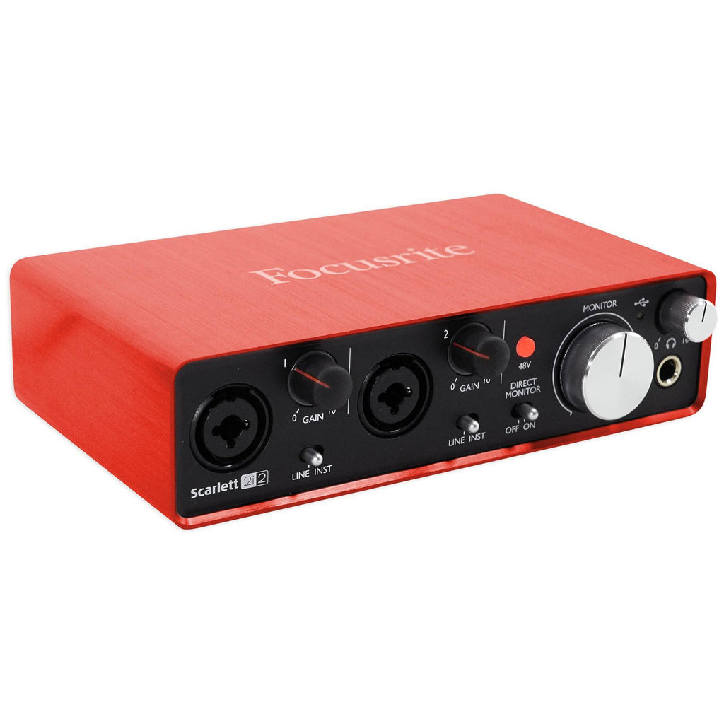 USB Audio Interface with Microphone and Headphones C84607