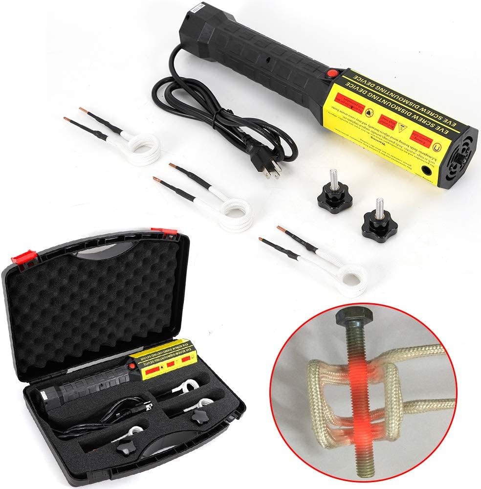 Magnetic Induction Heater Kit 110V with 3 Coils for Automotive Bolt Removal N754008