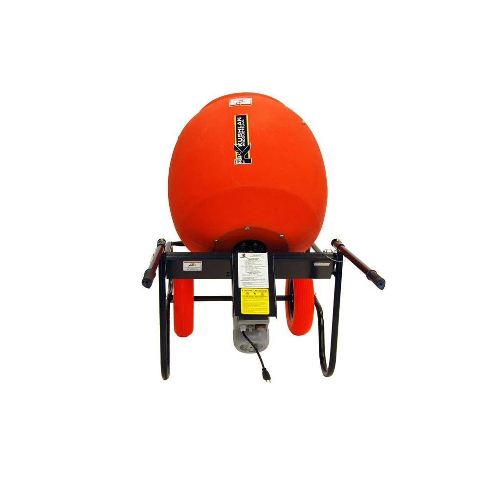 Wheelbarrow Mixer, 6 Cu Ft, 115V T214