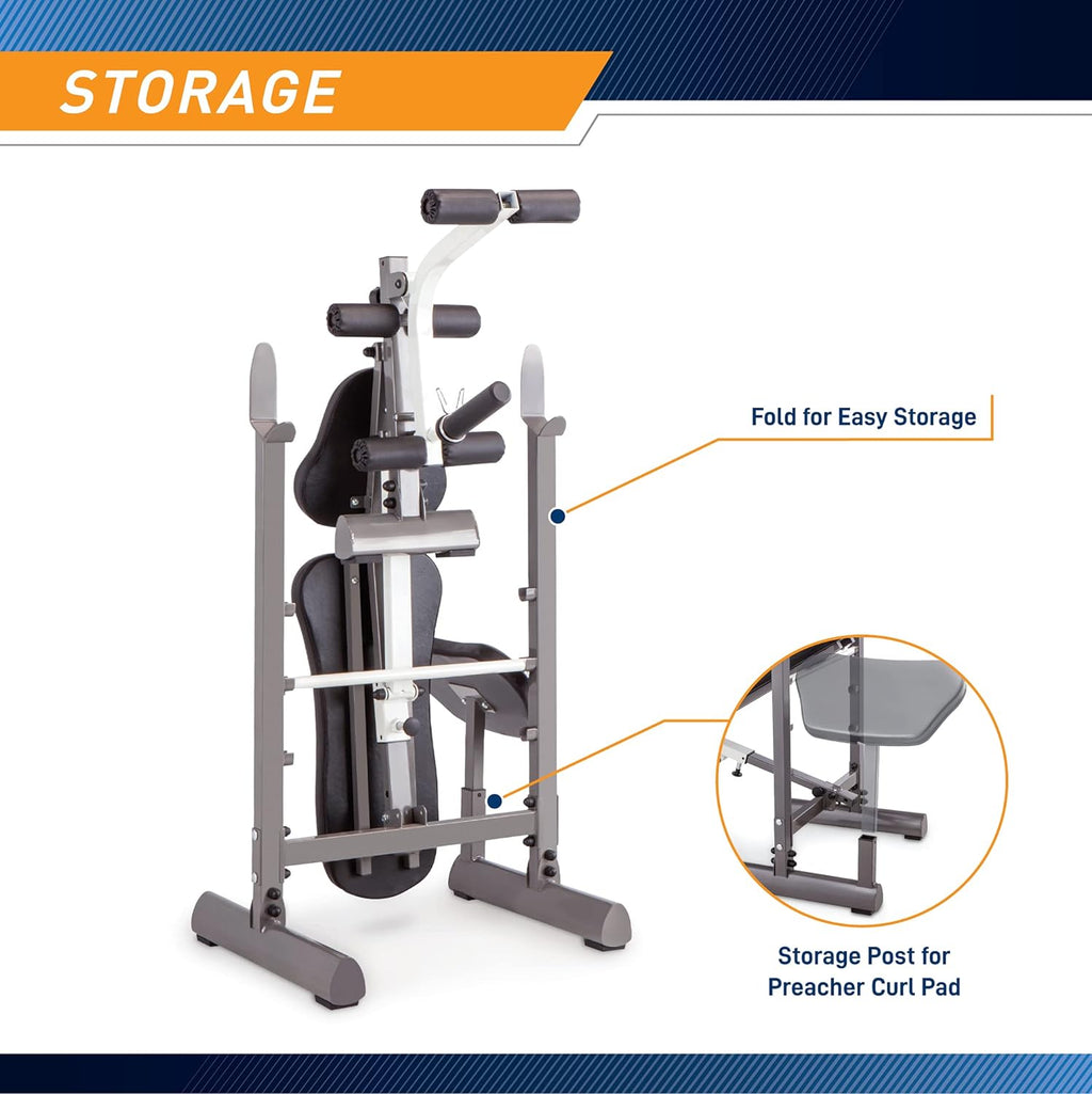 Folding Weight Bench with Easy Storage Q87444
