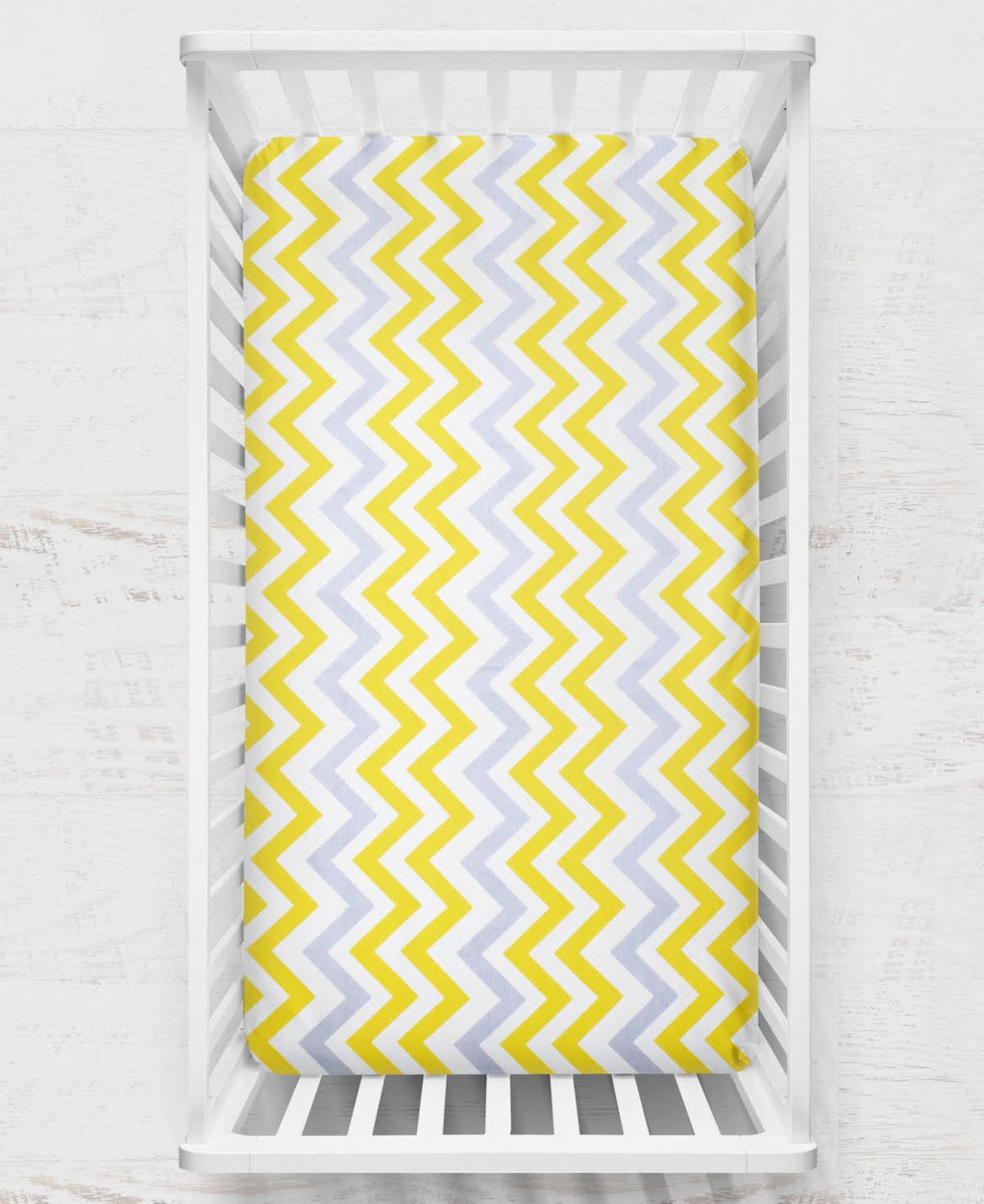 10 Piece Crib Bedding Set in Yellow and Gray S531030