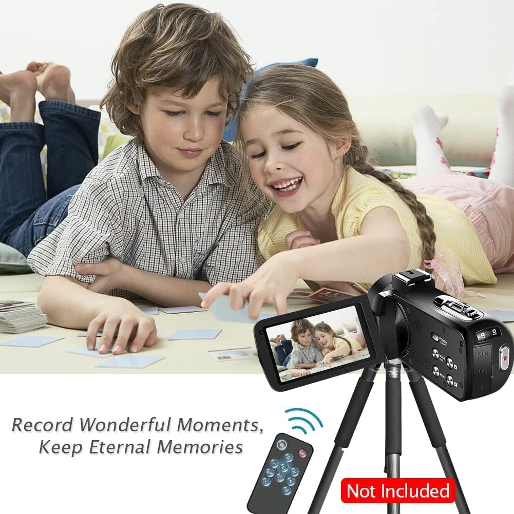 Video Camera 1080P 24MP 30FPS with LED Fill Light and 18X Zoom X63308