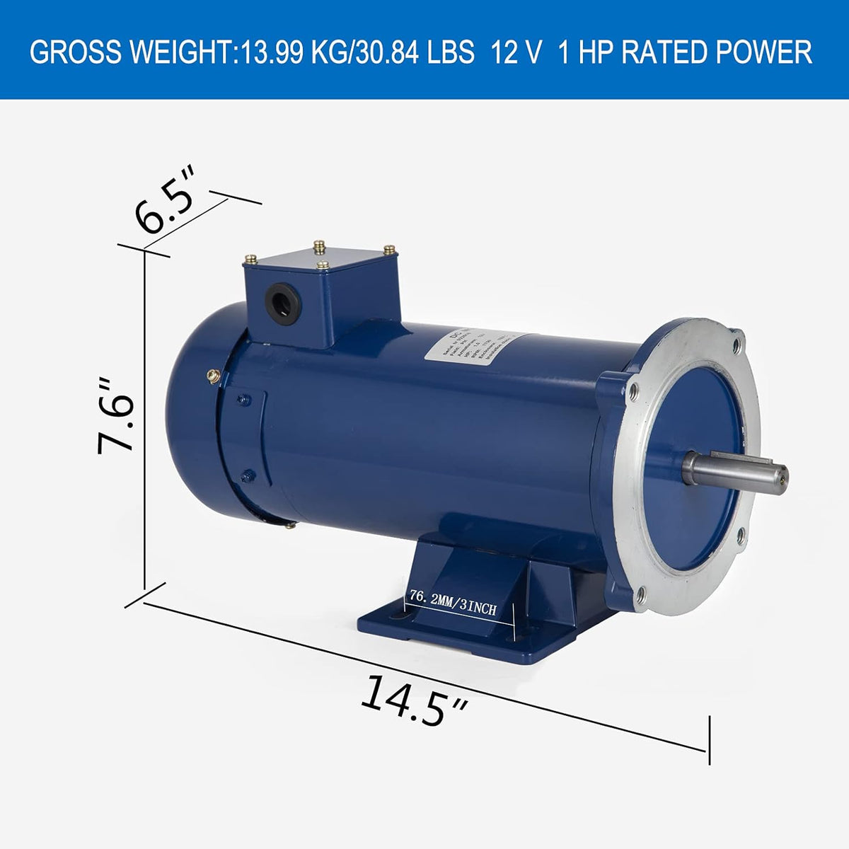 DC Motor 12V 1750 RPM Permanent Magnet X629629