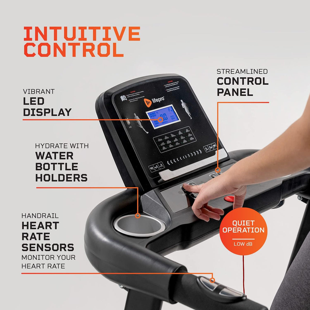 Foldable Treadmill for Walking and Running, Compact for Small Spaces X449