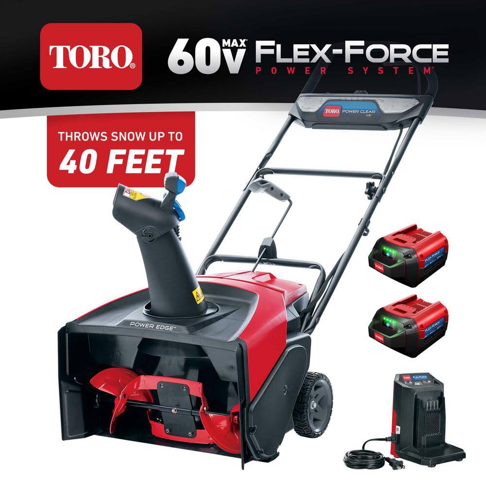 Cordless Snow Blower with 2 Batteries Z96431