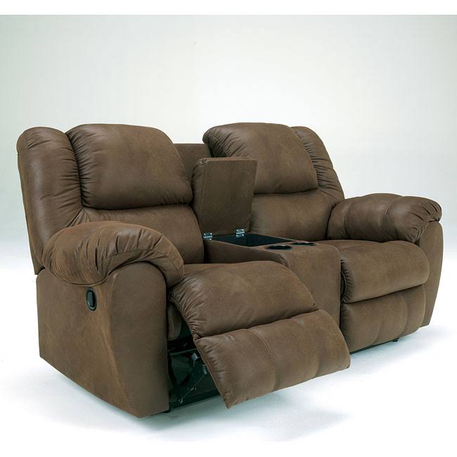 Reclining Loveseat with Console P419