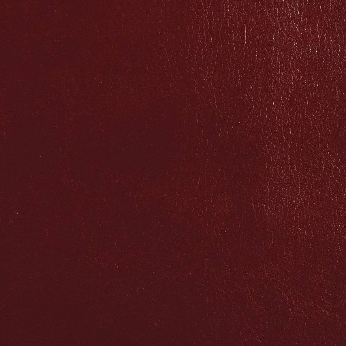 Club Chair, Crimson Red Bonded Leather with Espresso Legs Y9349