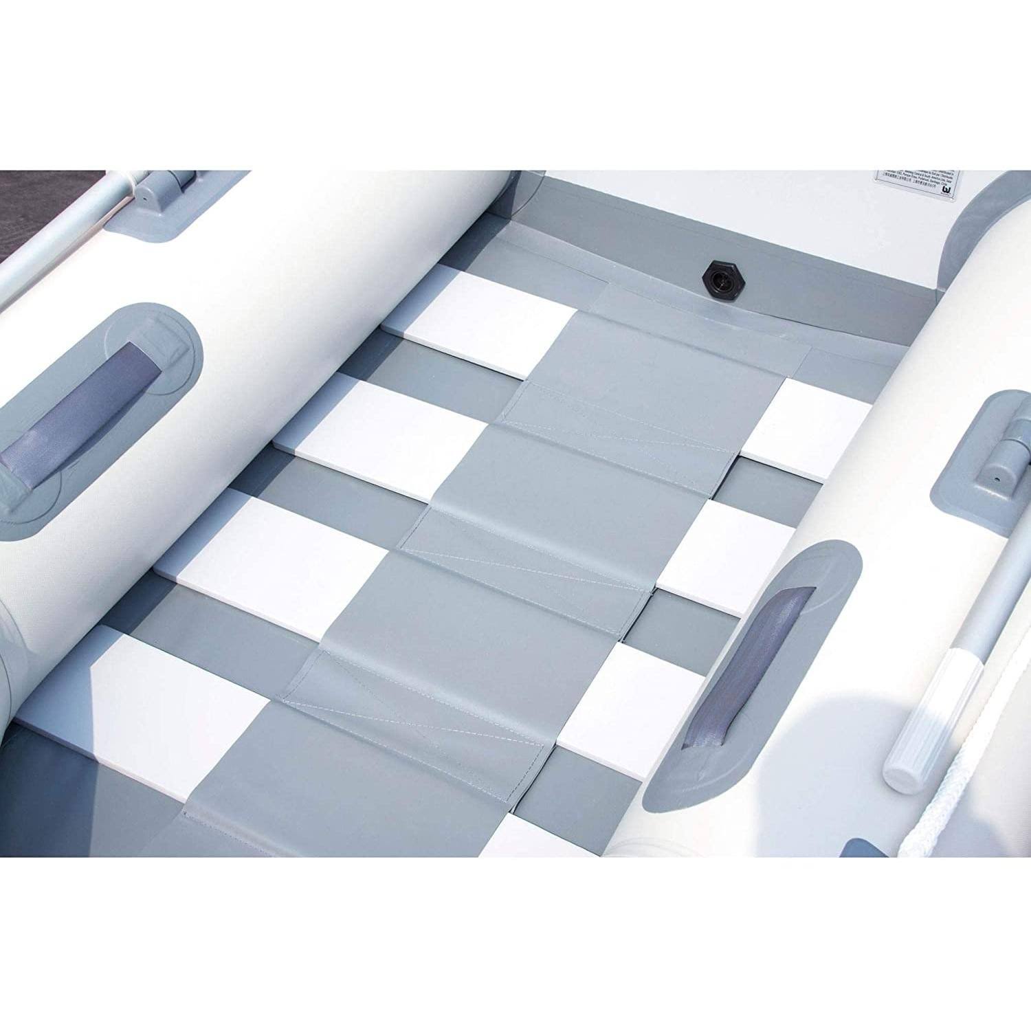 Inflatable 2 Person Boat Set with Oars and Pump J849827
