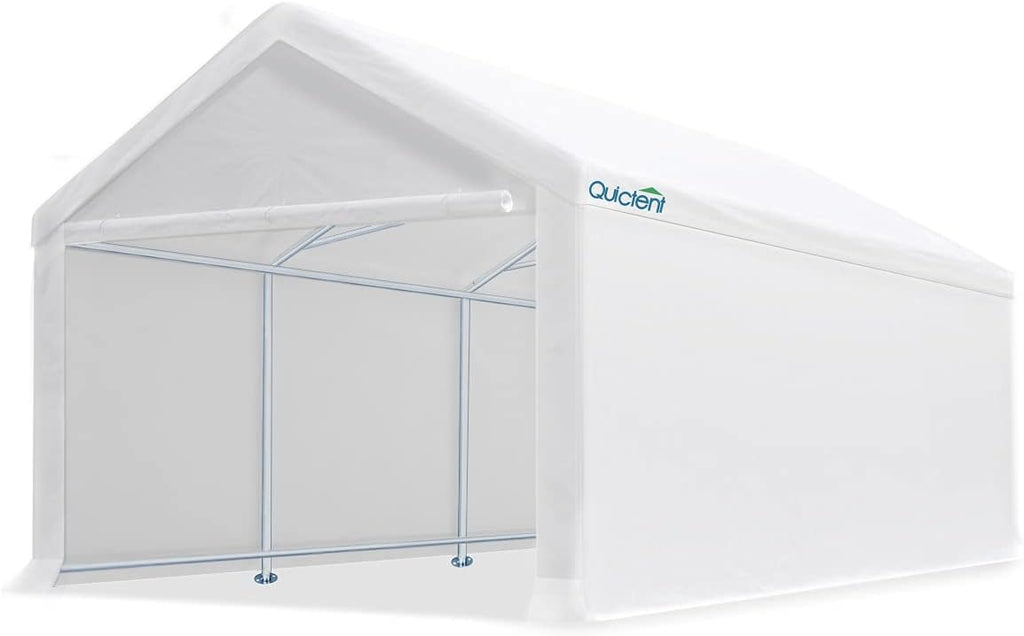 Heavy Duty Car Canopy Garage Boat Shelter with Reinforced Ground Bars Q287330