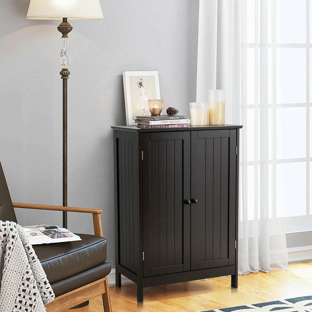 Bathroom Floor Storage Cabinet with Double Doors G1658