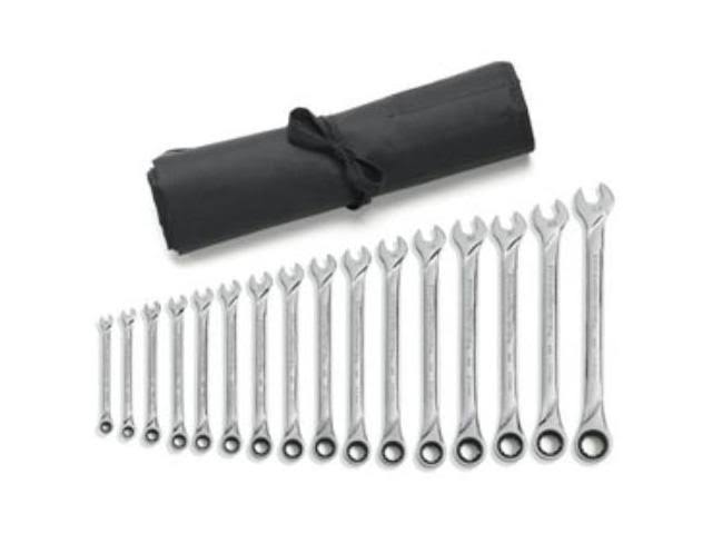 16 Piece Metric XL Ratcheting Combination Wrench Set N4661