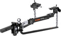 CURT 17062 Round Bar Weight Distribution Hitch with Integrated Lubrication and Sway Control, Up to 10K, 2-in Shank, 2-5/16-Inch Ball, Black