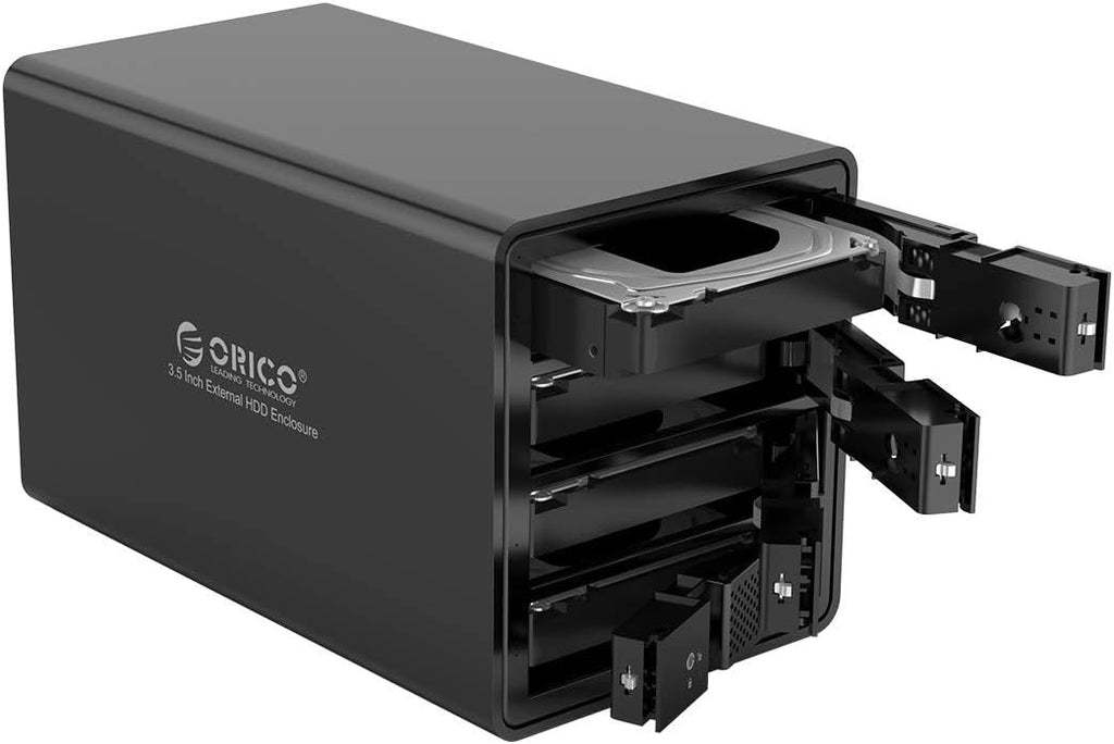 4 Bay USB 3.0 to SATA External Hard Drive Enclosure for 3.5 inch HDD I92526