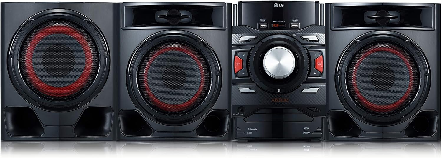 Bluetooth Audio System with 700 Watts Total Power, Black F787