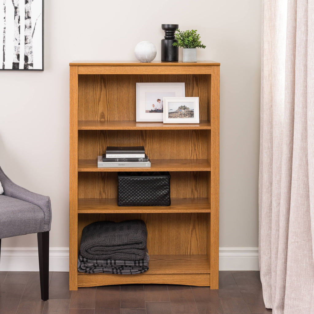 4-Shelf Bookcase, Oak G190