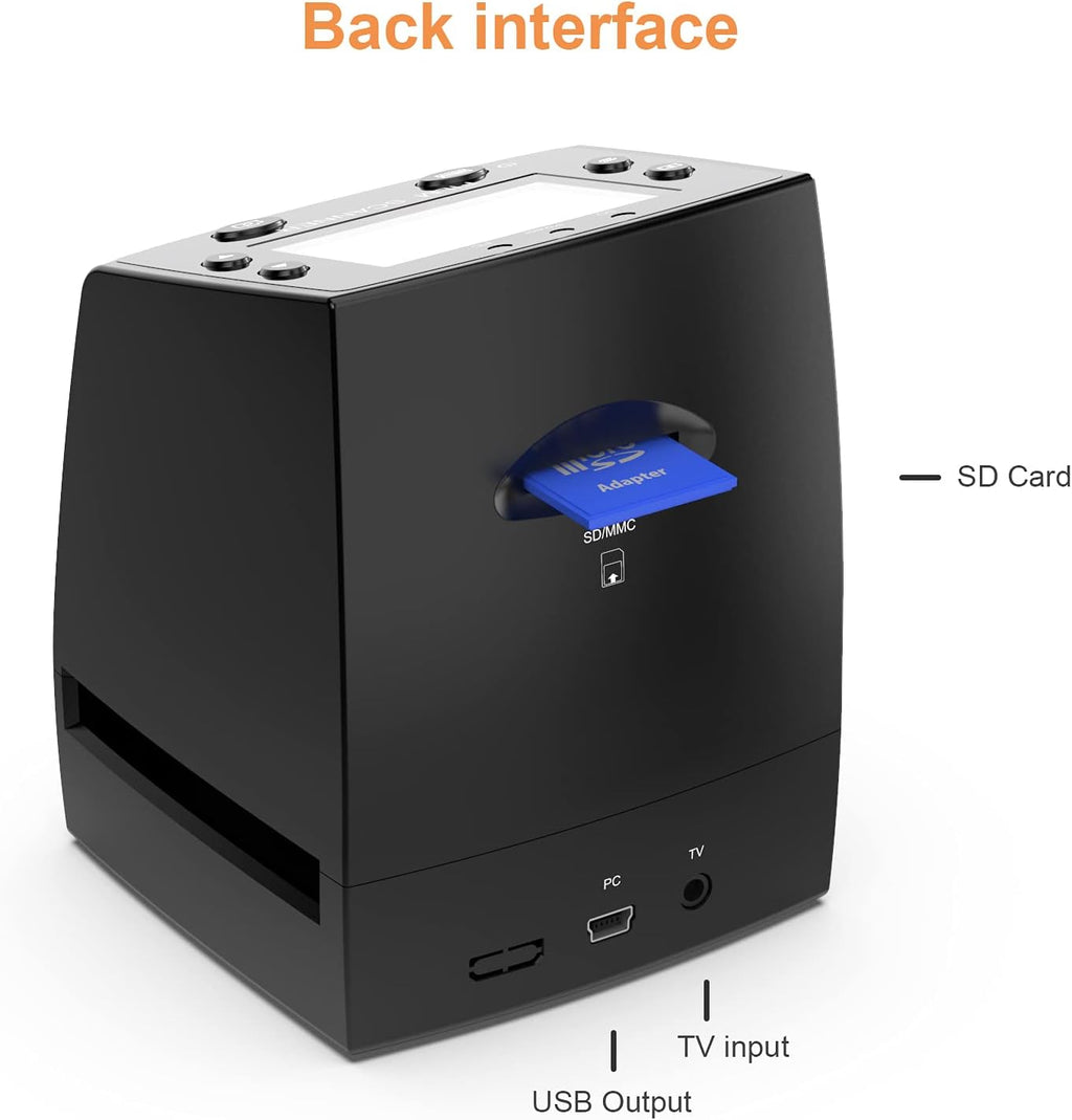 135 Film Negative Scanner High Resolution Slide Viewer with SD Card L900