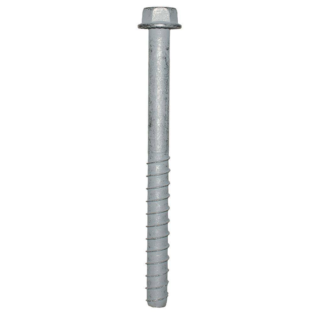 Simpson Strong-Tie Titen HD 3/4 in. x 10 in. mechanically Galvanized Heavy-Duty Screw Anchor (5-Pack)
