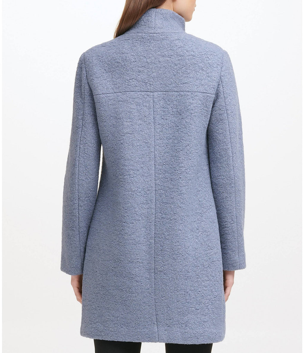 Asymmetrical Boucle Walker Coat Z157