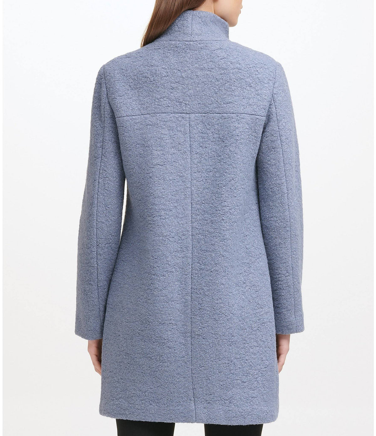 Asymmetrical Boucle Walker Coat Z157