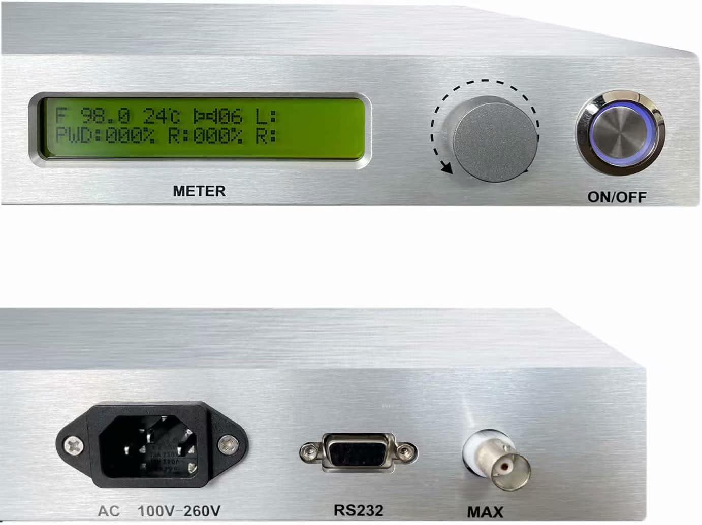 150W Long Range FM Broadcast Transmitter with Antenna Cable C784898