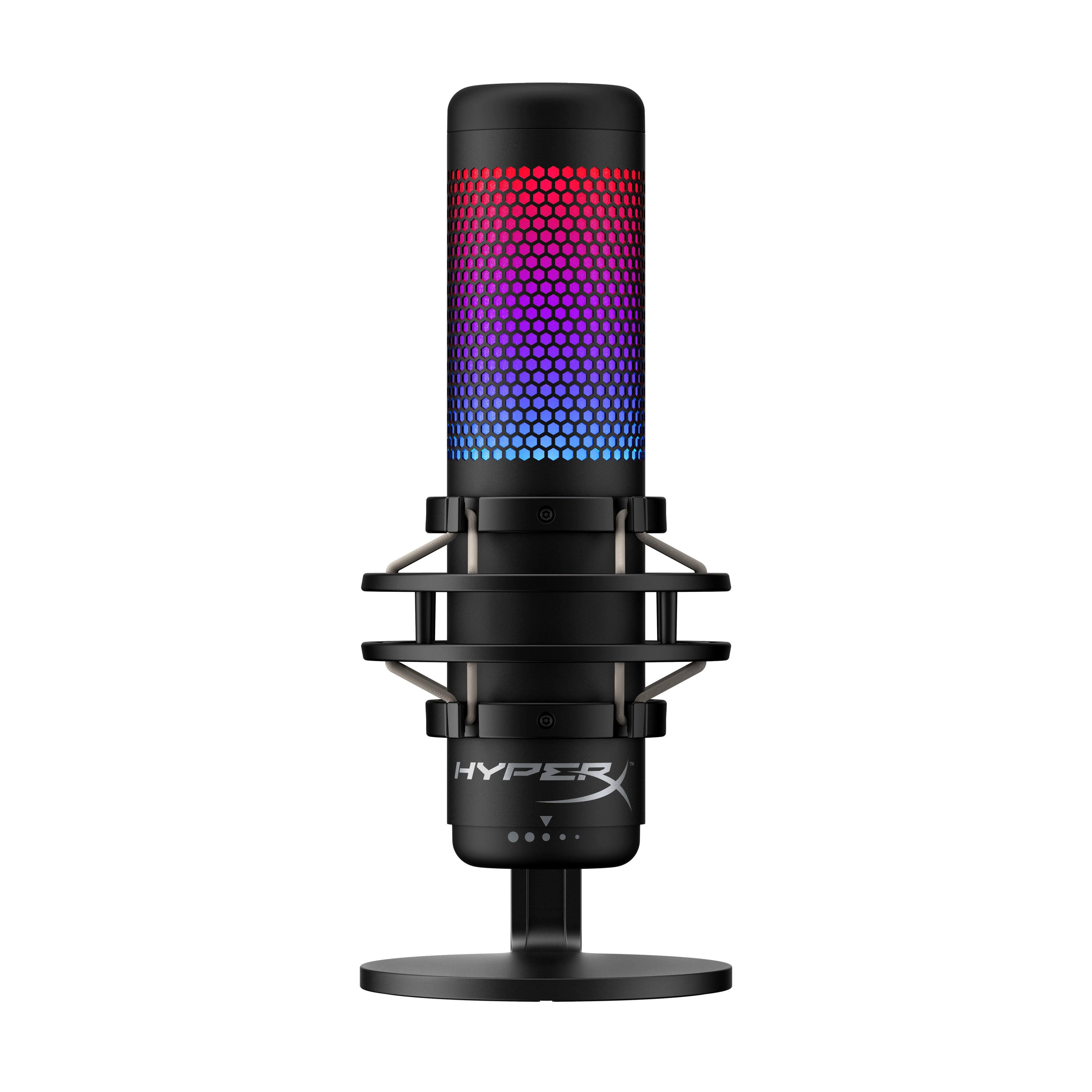 HyperX QuadCast S RGB USB Condenser Microphone - Black