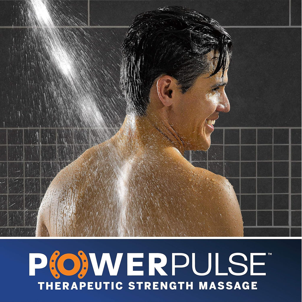 Dual Shower Head System with PowerPulse Massage, Chrome, 2-Pack S7179