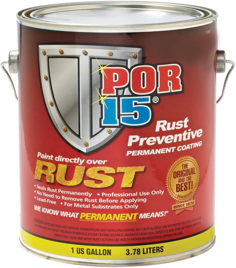 Rust Preventive Coating, Semi-Gloss Black, 1 Gallon F959