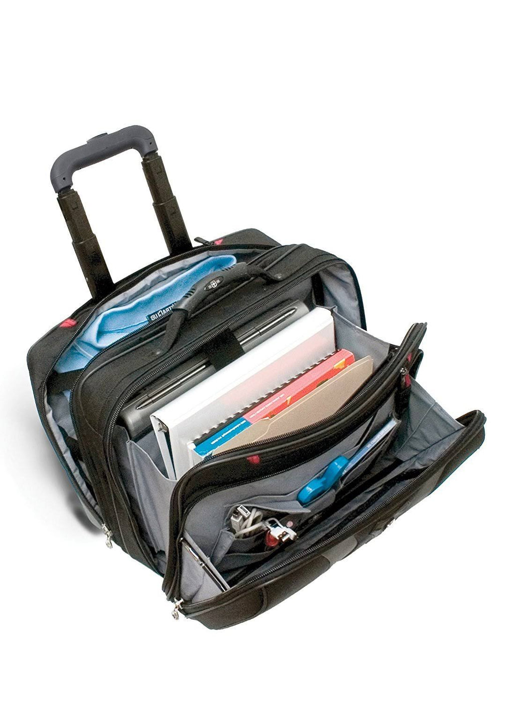 Rolling Case Nylon for 17-inch Notebooks Black Q976054