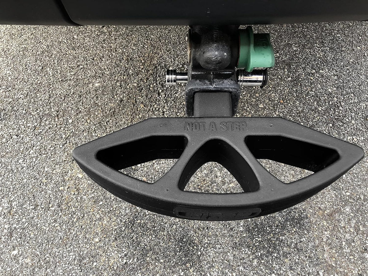 Rear Hitch Mounted Bumper Guard, Flexible Rubber, Pack of 2 E97221