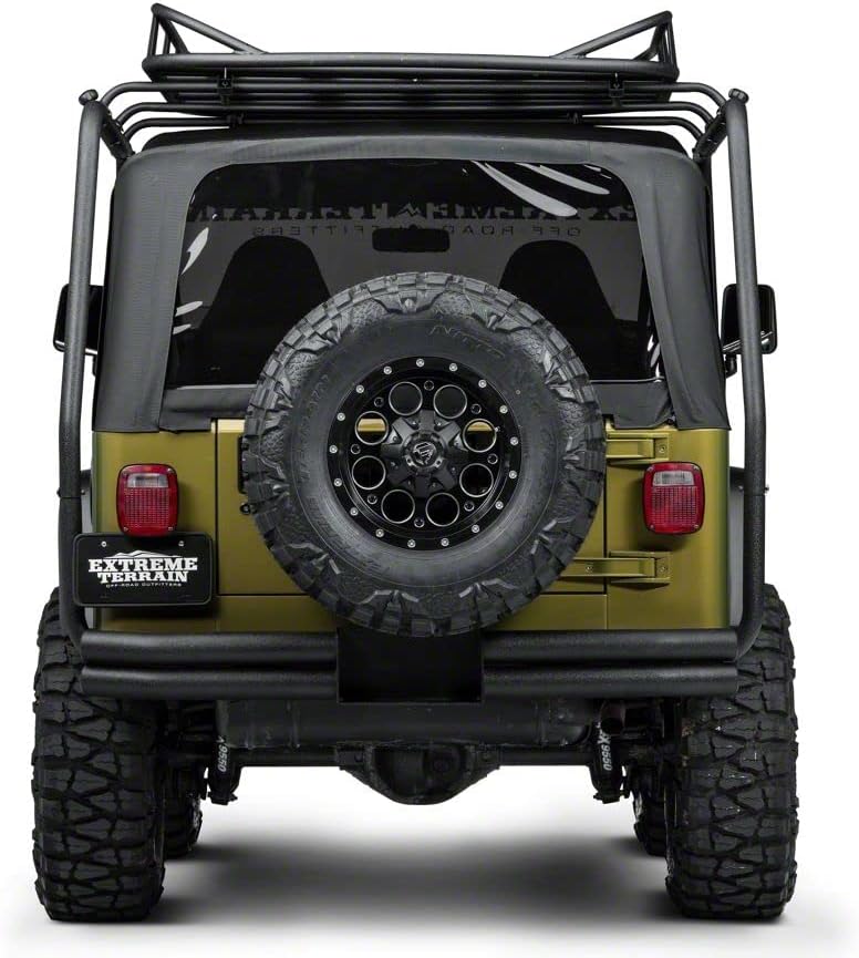 Roof Rack Basket Textured Black for Jeep Wrangler YJ TJ E13803