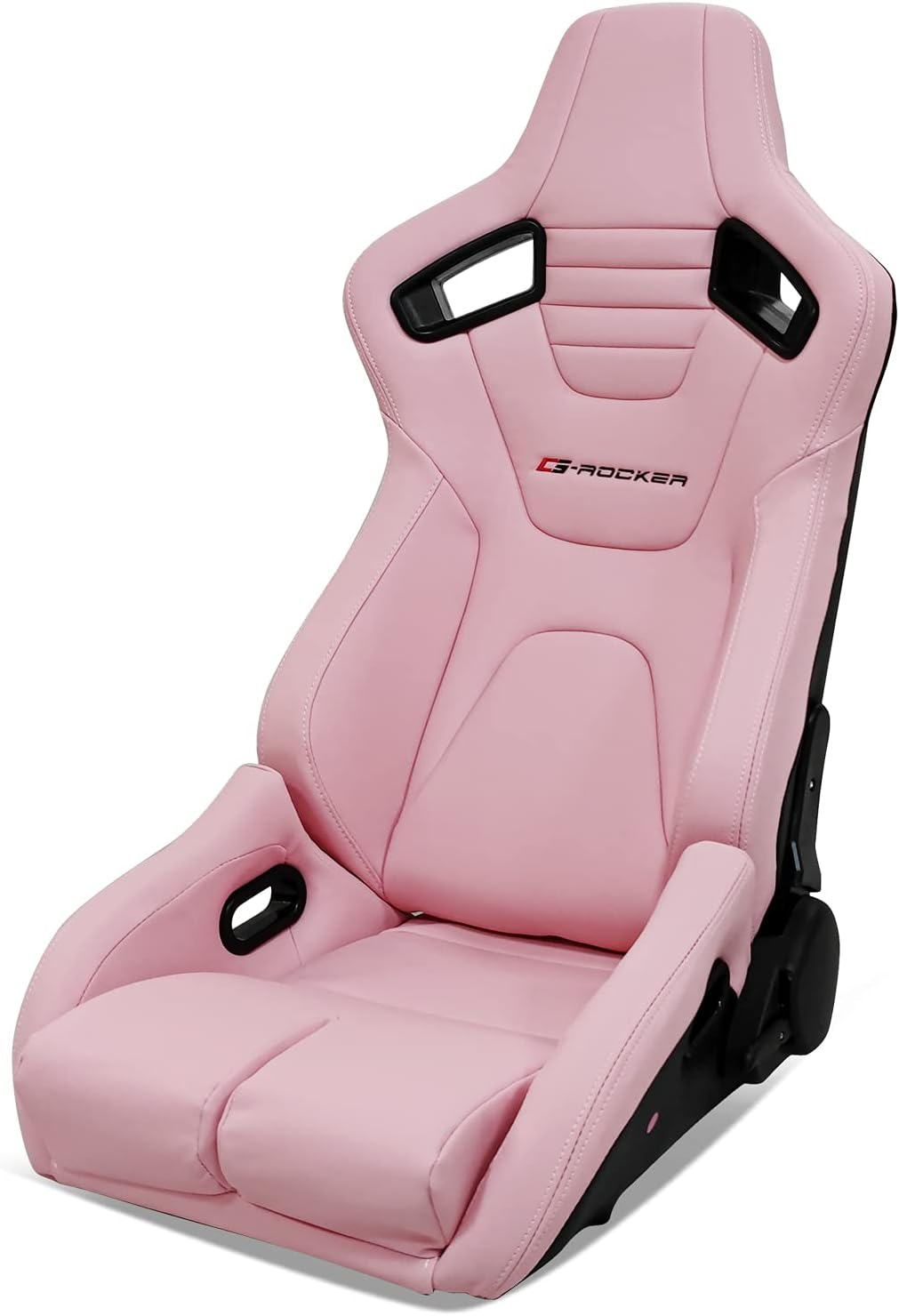Bucket Racing Seat with Dual Slider, Blue PU Leather Z860821