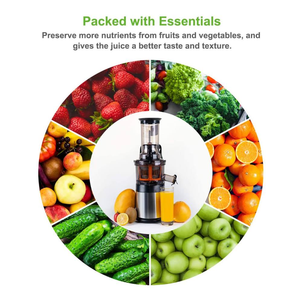 Masticating Juicer Slow Cold Press Juice Maker M5481