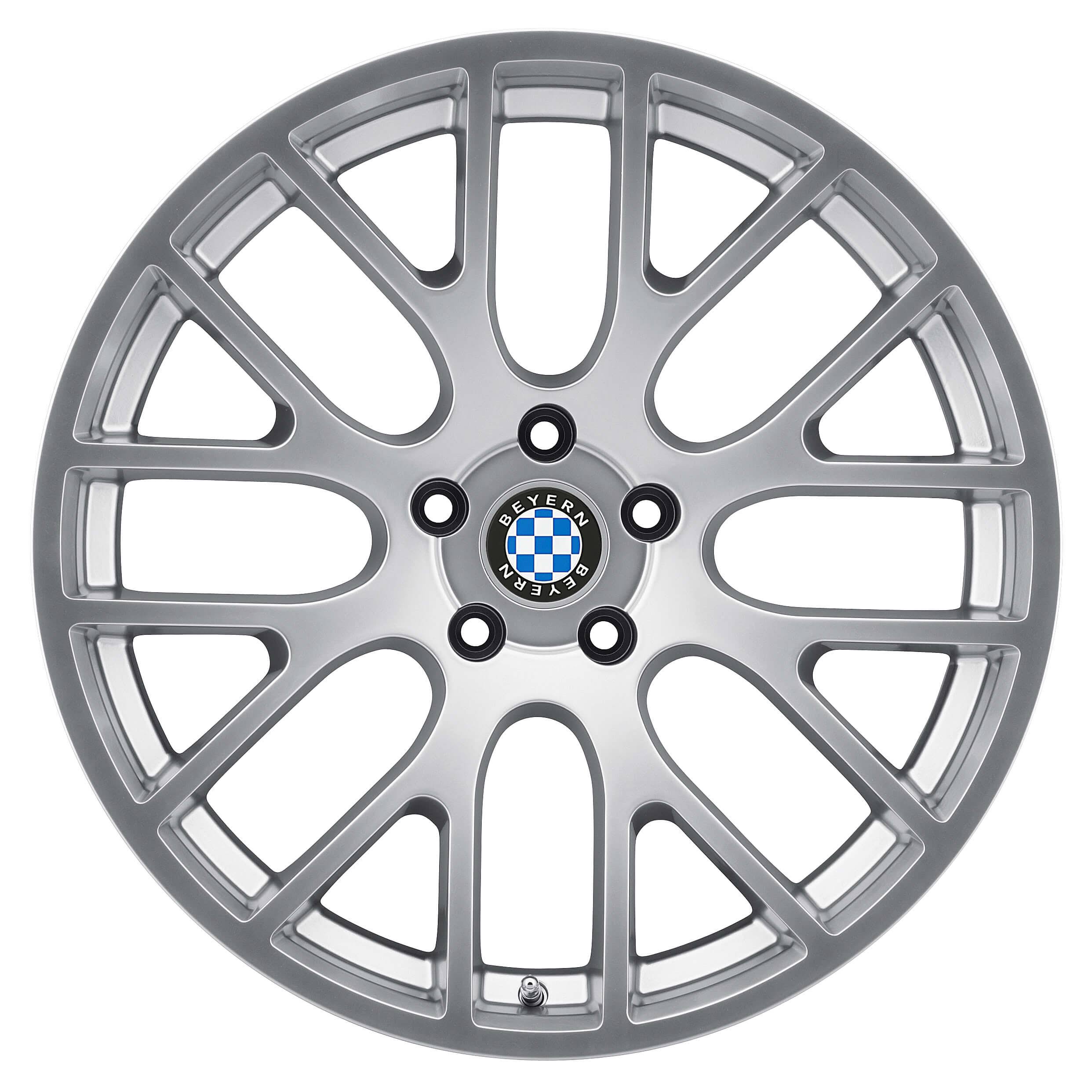 Spartan Hyper Silver 19x9.5 5x120 ET35 Rims Y958
