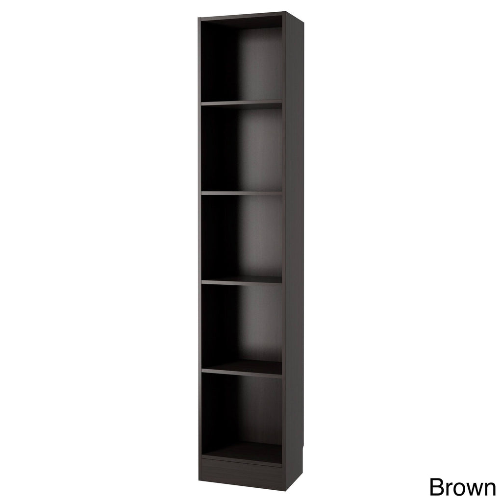 Tall Narrow 5-Shelf Bookcase Z511