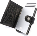 Stealth Wallet RFID Card Holder - Minimalist NFC Blocking Pop Up Wallets - Slim Lightweight with Contactless Protection Security