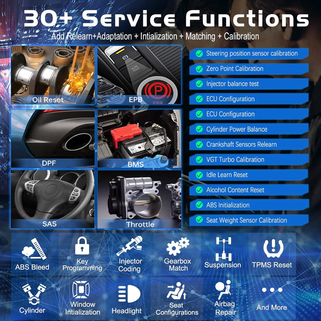 Wireless Diagnostic Scan Tool, Bi-Directional Control, ECU Coding, Full Systems Diagnostics C431802