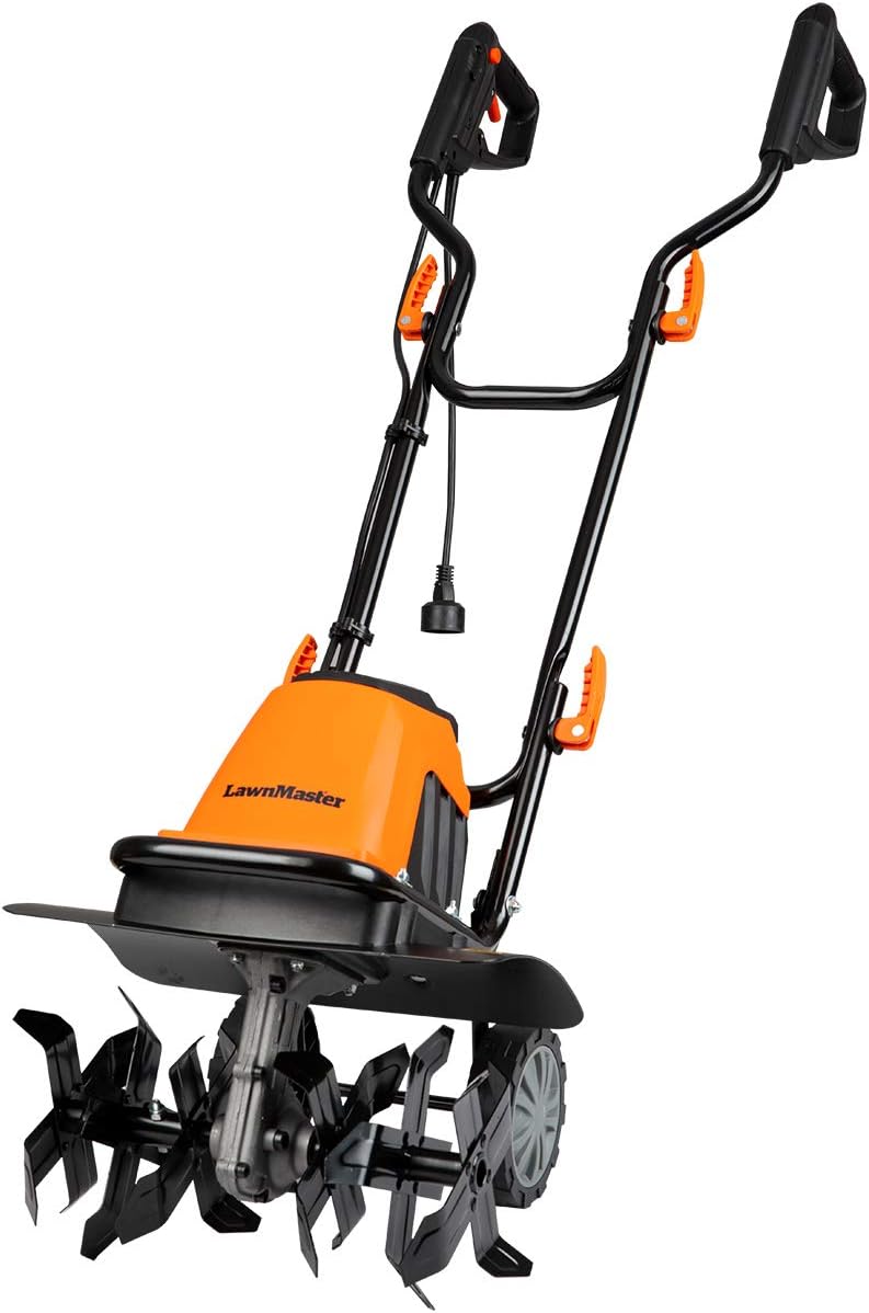 LawnMaster TE1318W1 Corded Electric Tiller 13.5-Amp 18-Inch