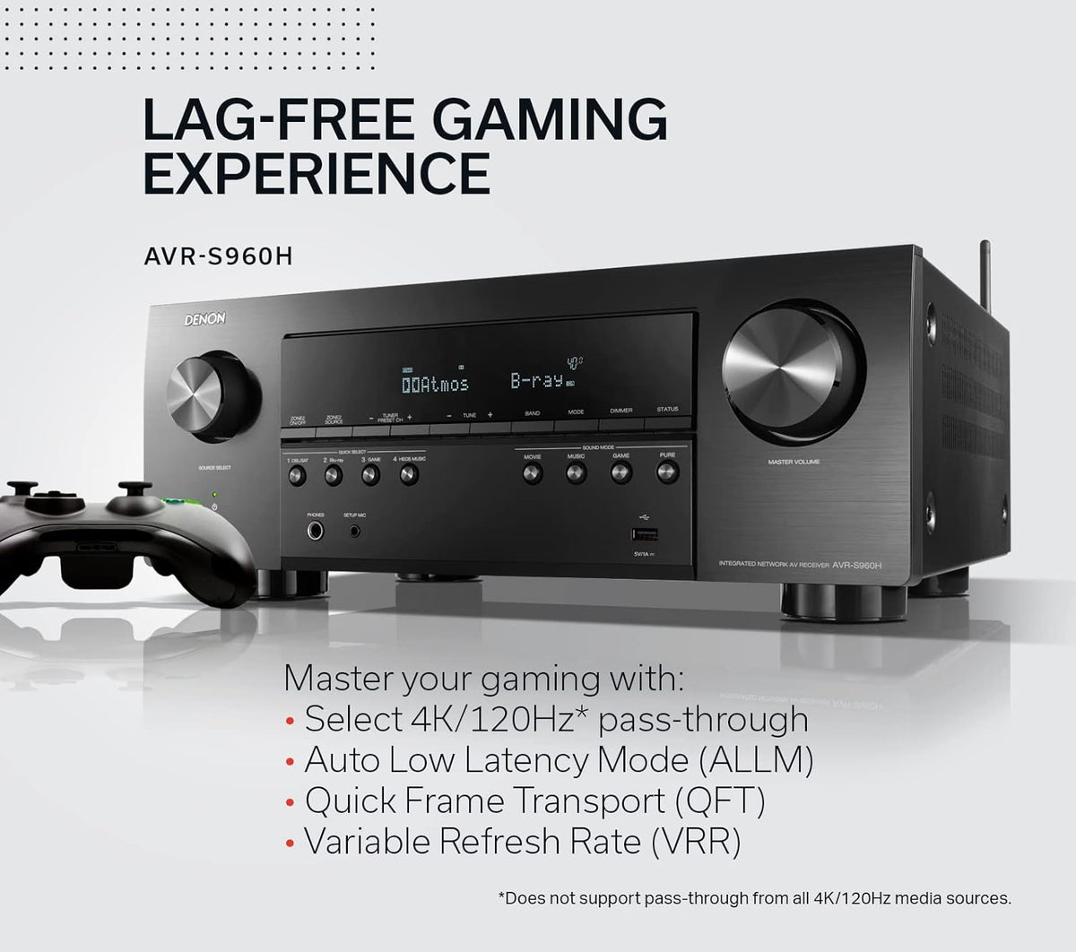 8K Ultra HD 7.2 Channel AV Receiver G3340
