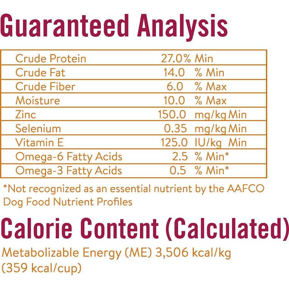 Grain Free Pea Sweet Potato Dry Dog Food Z229