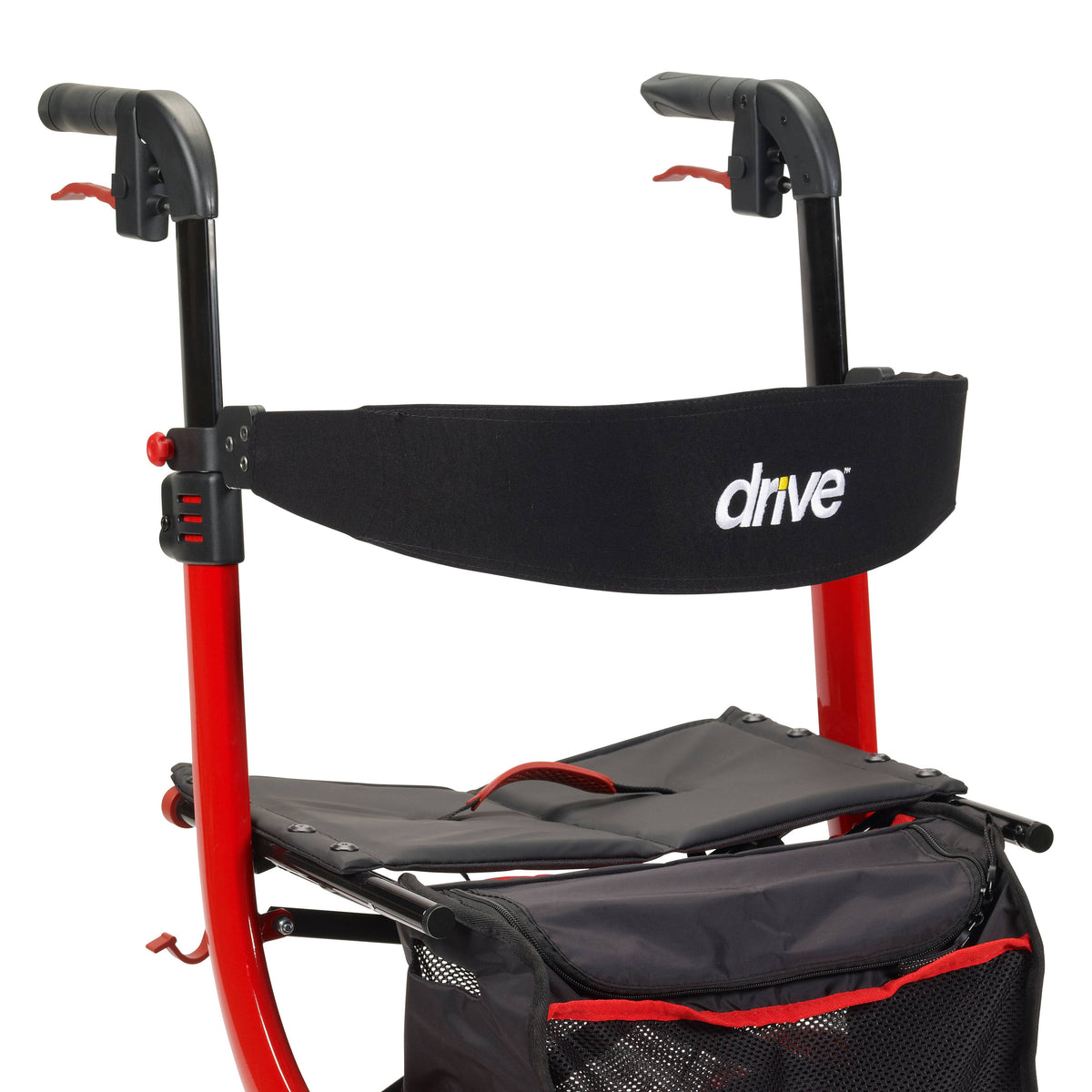 Nitro Euro Style Rollator Walker Red J179