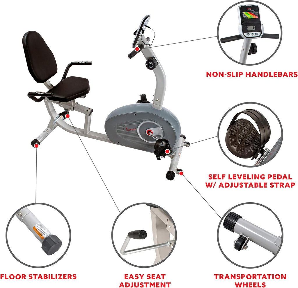 Magnetic Recumbent Exercise Bike J5821